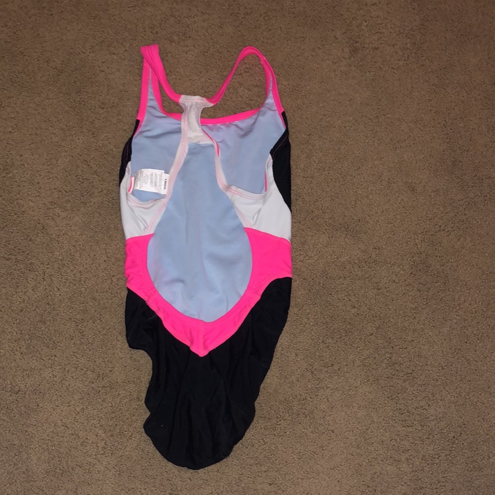 Black and pink nike one piece swimsuit - Picture 3 of 5